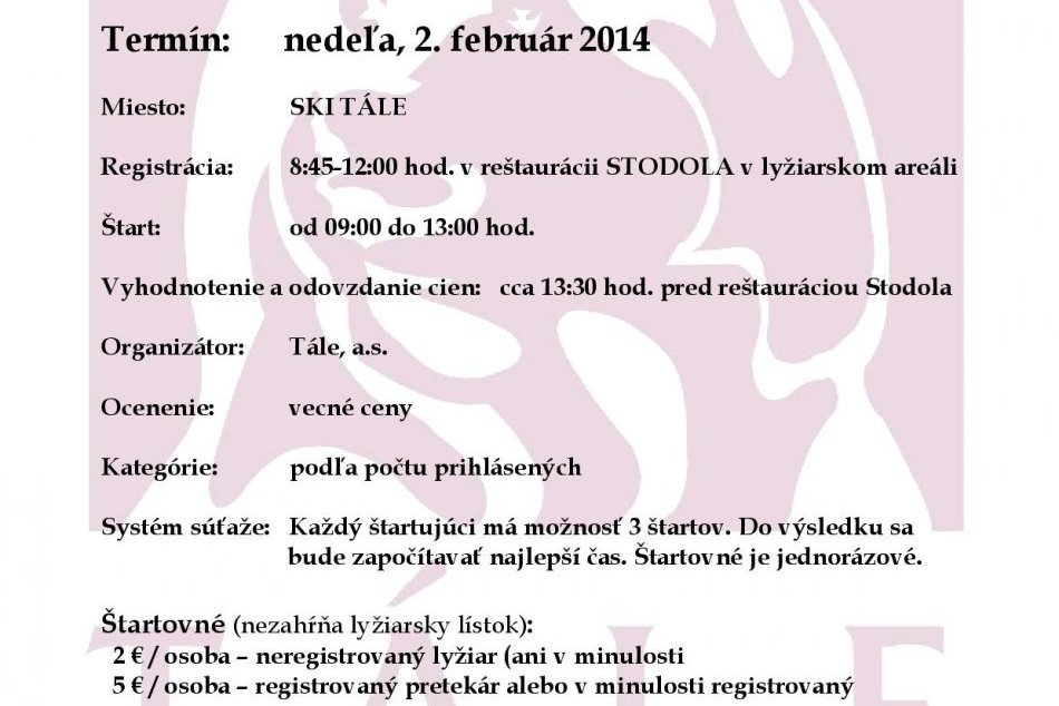 Víkend 31.1.-2.2.2014