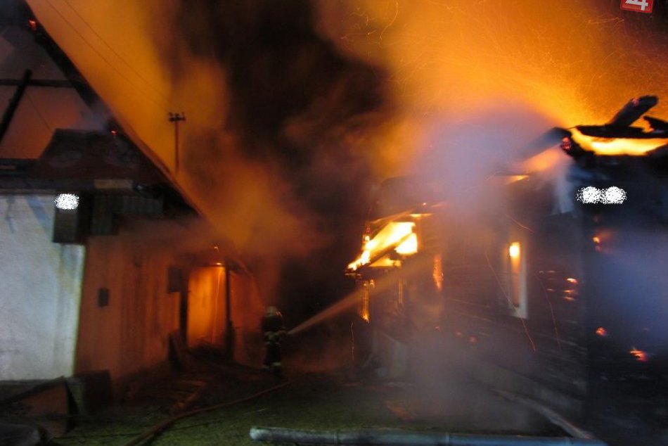 Požiar rodinného domu v Lipt.Štiavničke