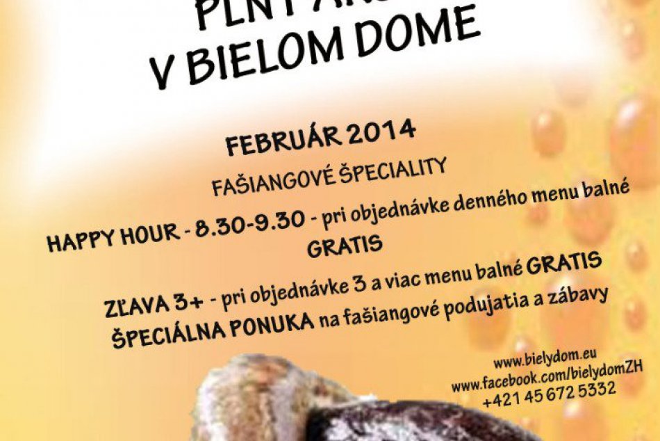 Fašiangove dobroty z Bieleho Domu