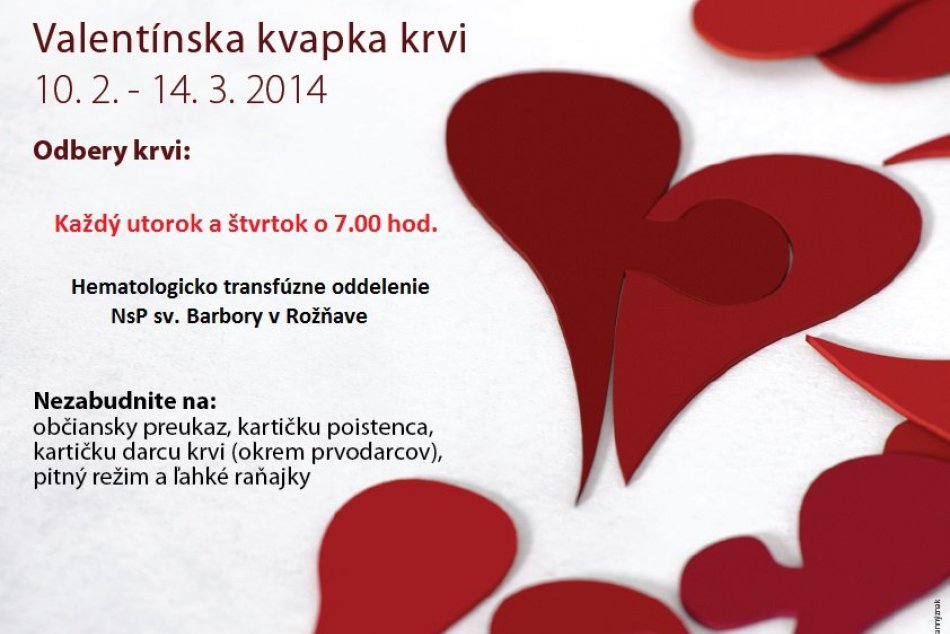 Valentínska kvapka krvi