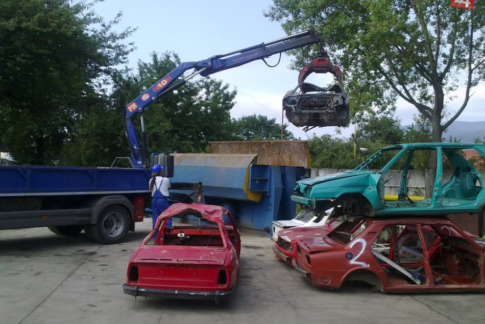 V ŽOS–EKO Vrútky spracovali vlani 707 ojazdených vozidiel