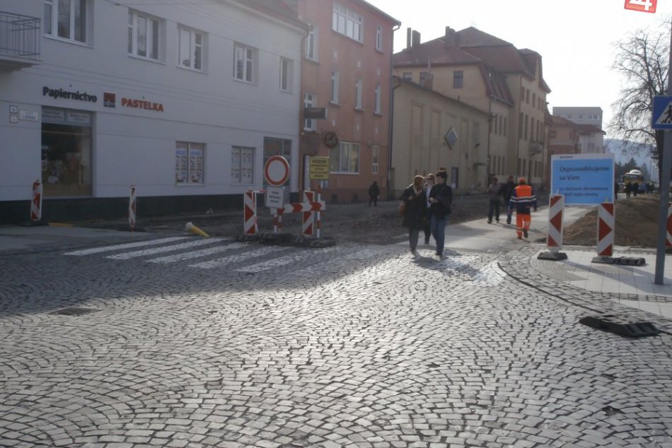 Rekonštrukcia Štúrovej ulice v plnom prúde