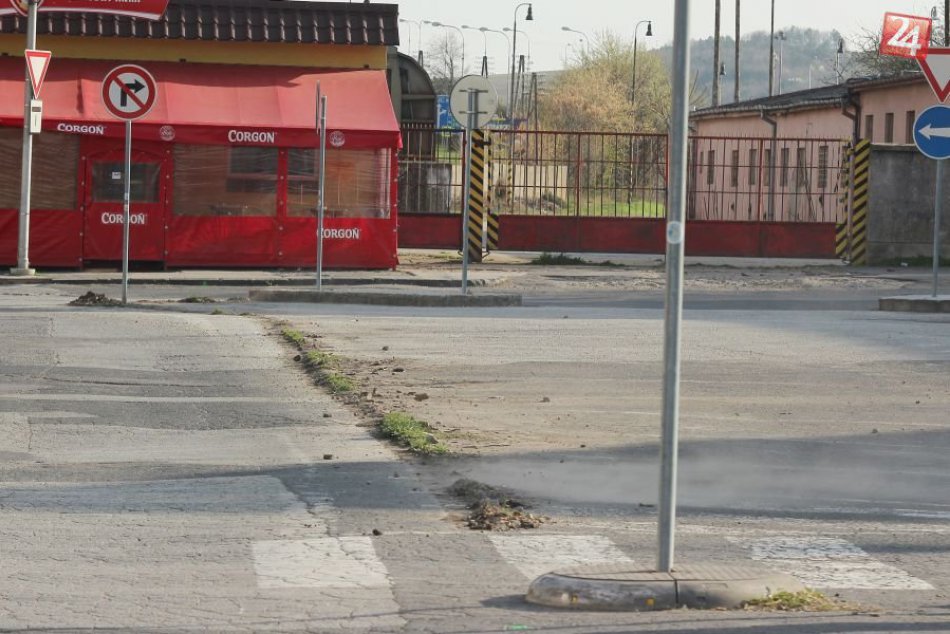 Prípravné práce na Staničnej