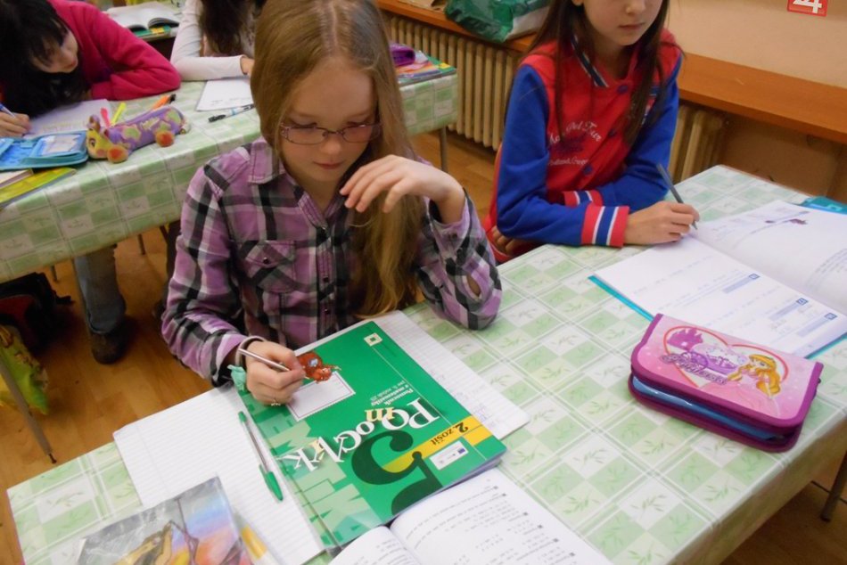 Hodina matematiky na základnej škole akademika Jura Hronca
