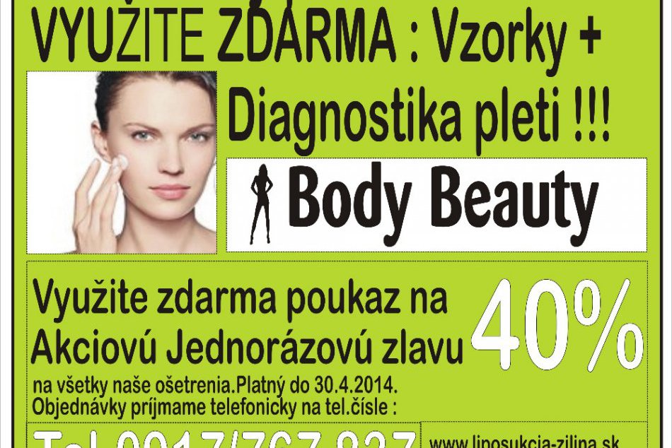 Jarná AKCIA: Využite 40% zľavu v kozmetickom salóne!