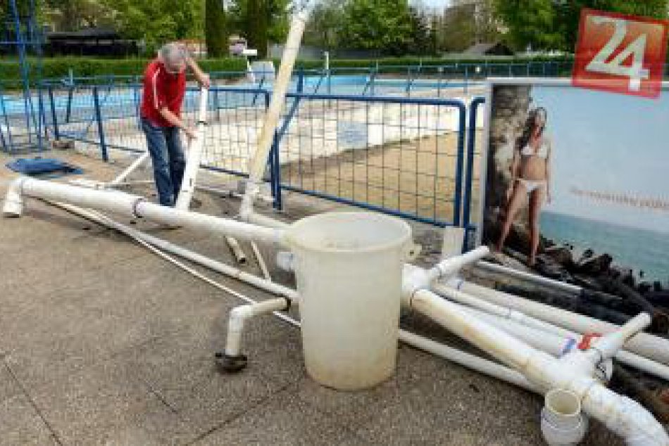 Kúpalisko Triton prechádza renováciou technických zariadení