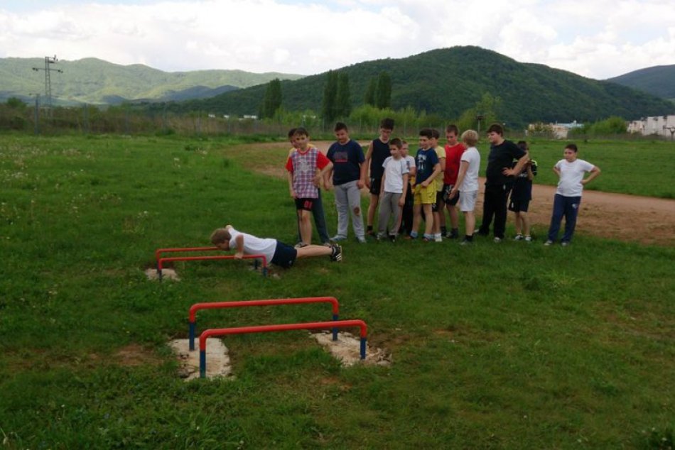 Workout na základnej škole akdemika Jura Hronca