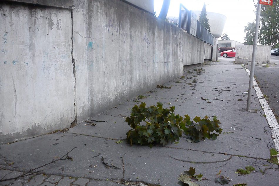 Počasie vyčíňalo v meste pod Urpínom