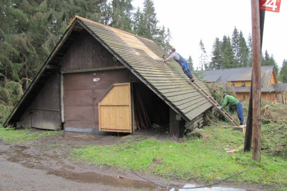 18. máj 2014: Kalamita v Žiarskej doline, Žiarska chata