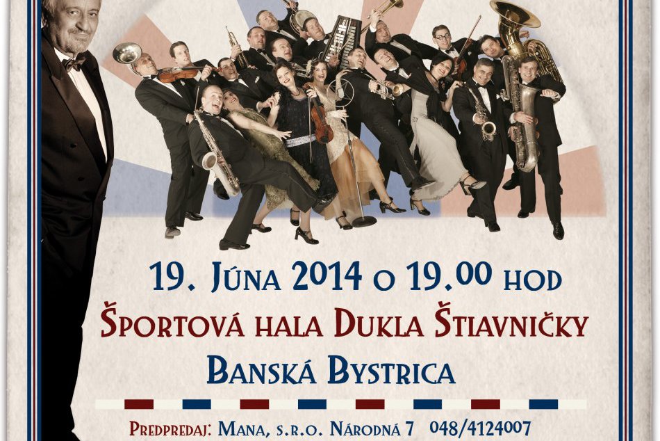 Milan Lasica a Bratislava Hot Serenades v Banskej Bystrici