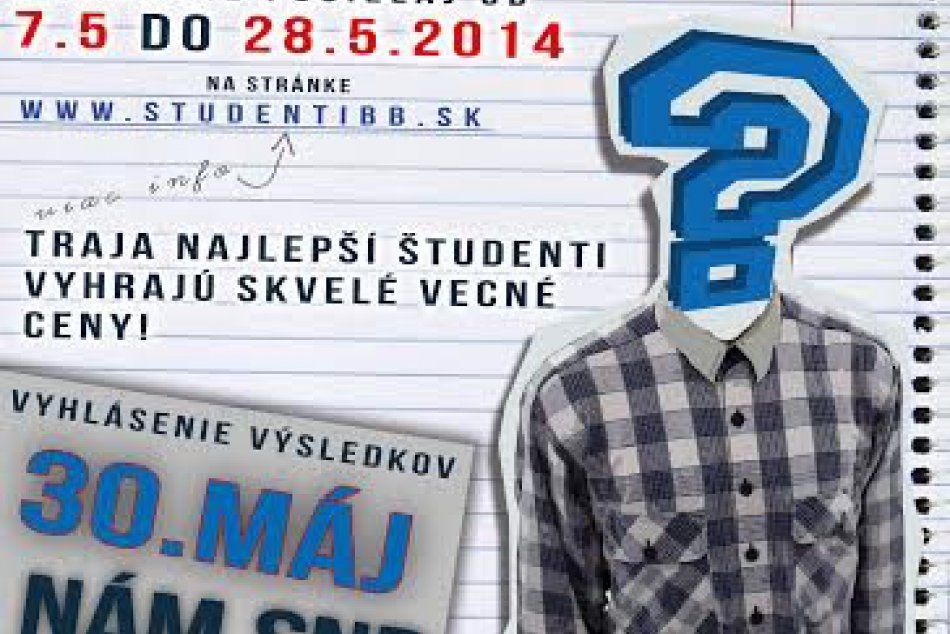 V Banskej Bystrici hľadajú študenta roka
