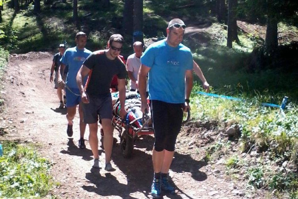 HZS zranený cyklista