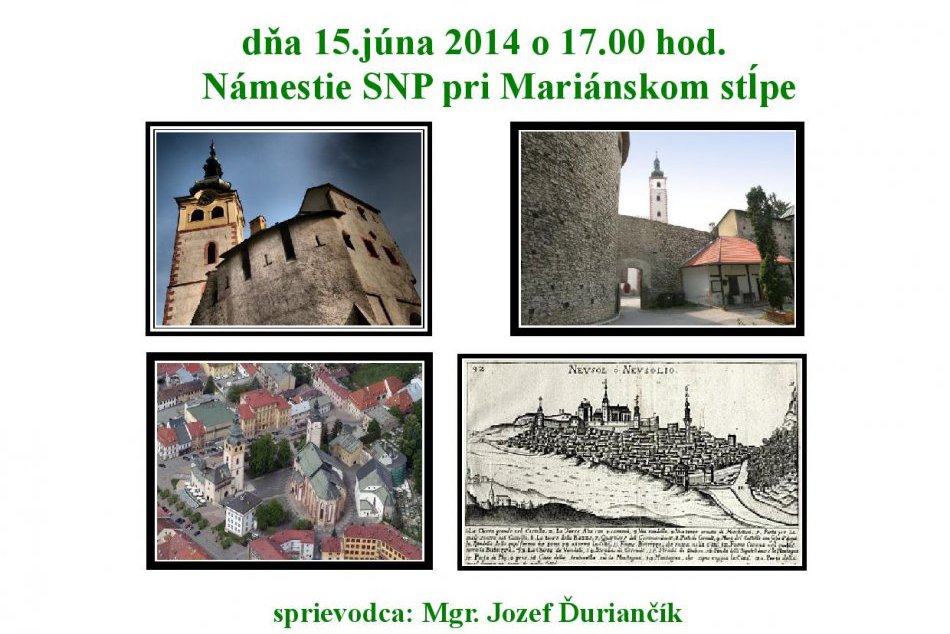 Potulky mestom v júni o mestských hradbách