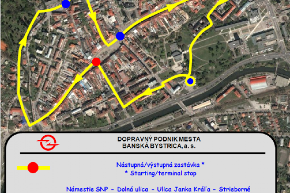 Pretórium - turistický vláčik v uliciach Banskej Bystrice