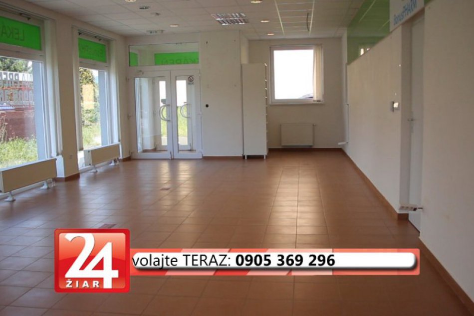 Lukratívne obchodné priestory pri nemocnici na prenájom