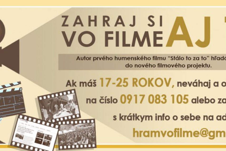 V Humennom sa bude opäť natáčať celovečerný film!