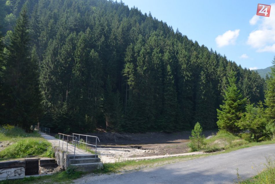 Čutkovská nádrž je vypustená