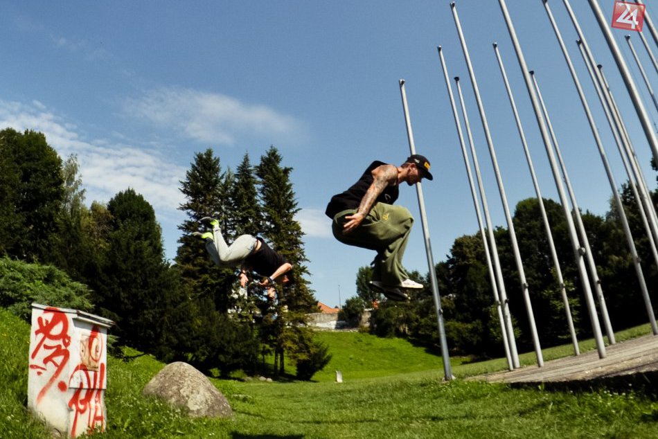 Parkour meeting Banská Bystrica 2014 zaujal nielen skokmi