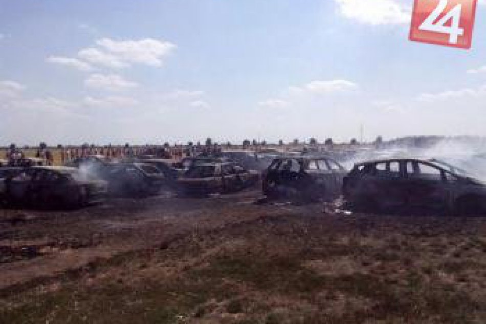 Požiar pri Vincovom lese