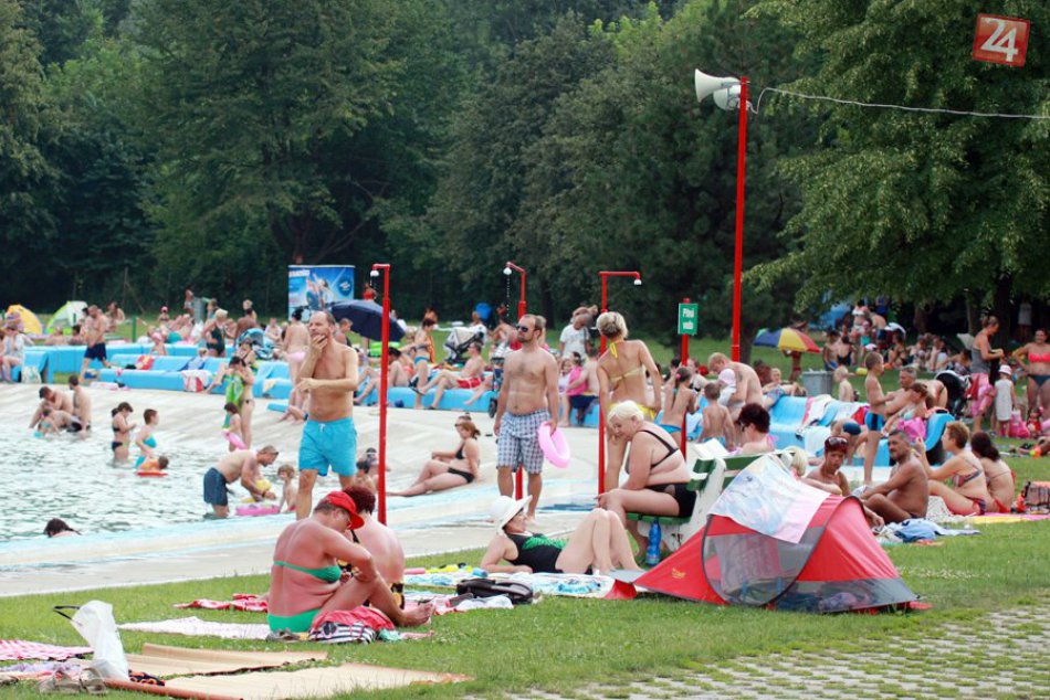 FOTO: Kúpalisko v Kamennom Mlyne