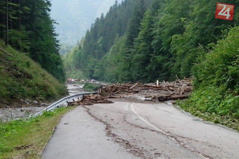 Vrátna dolina - prívalová voda