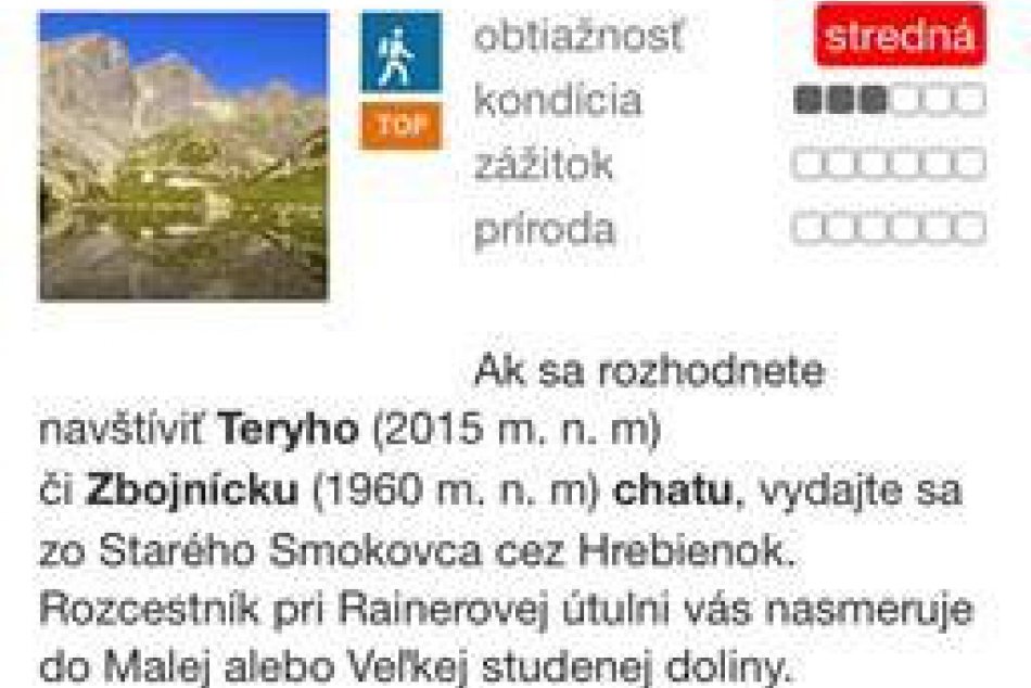 Mobilná aplikácia na hory