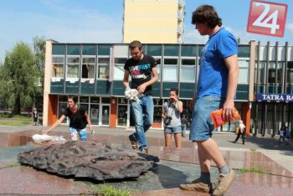 Chrasta na bystrickom Námestí Slobody