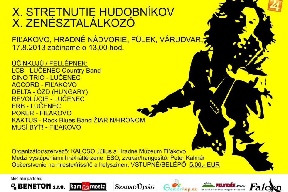 Stretnutie hudobníkov plagát