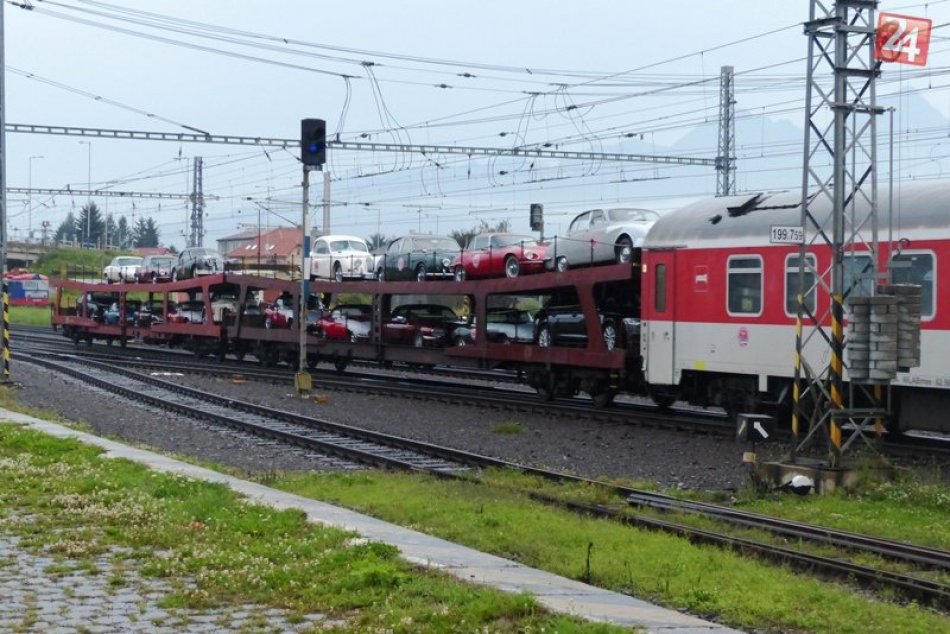 Vzácny náklad na popradskej železnici