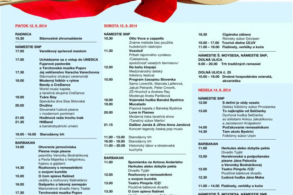 357. Radvanský jarmok prichádza do Banskej Bystrice s bohatým programom