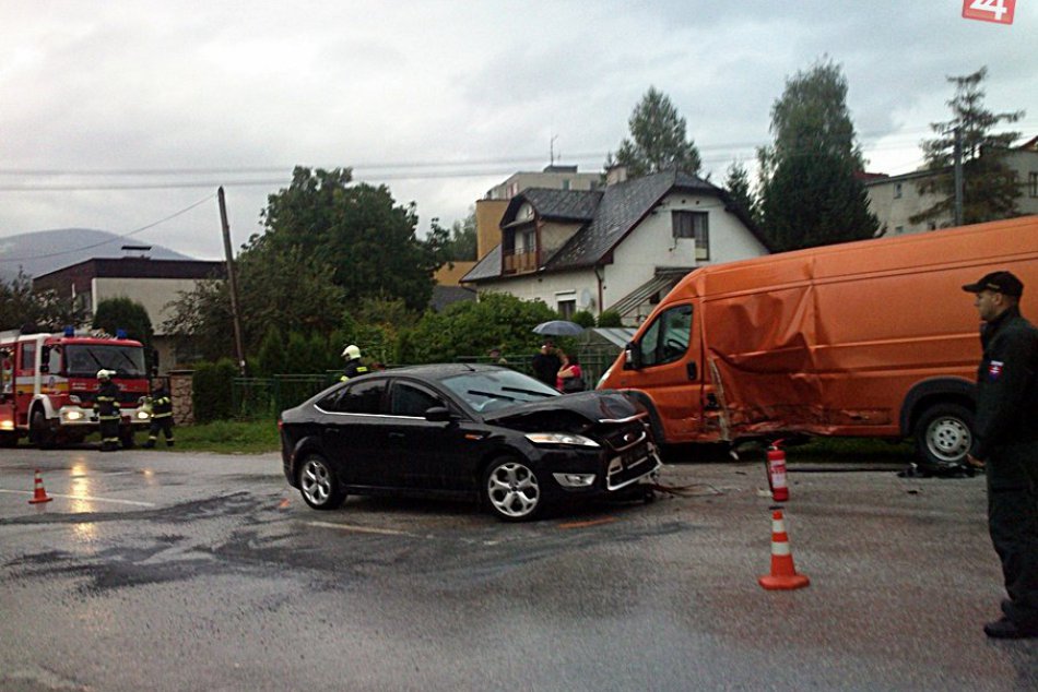 Dopravná nehoda na ulici Košickej