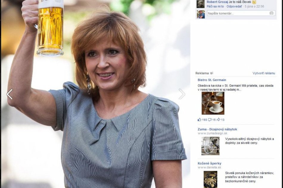 Starostka T. Rosová obeťou vtipkárov na Facebooku