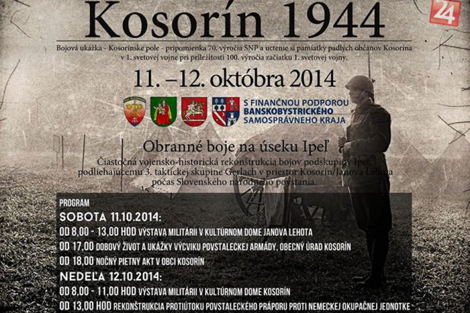 Obranné boje na úseku Ipeľ si pripomenú po 70 rokoch