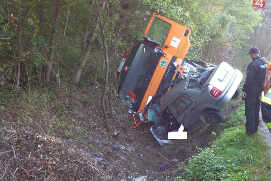 Zábery z miesta tragickej nehody pri Žiline