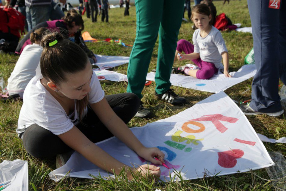 Košická šarkaniáda 2014 v plnom prúde