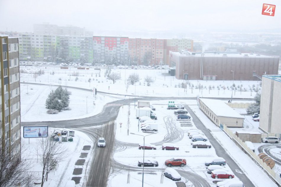 Prvý sneh v Poprade 25.11.