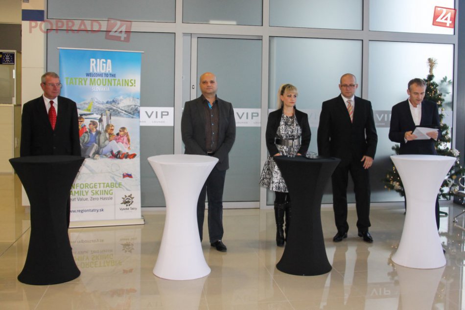 Poprad má letecké spojenie s Rigou