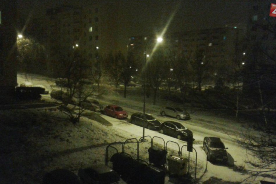 Prvé sneženie v Nitre