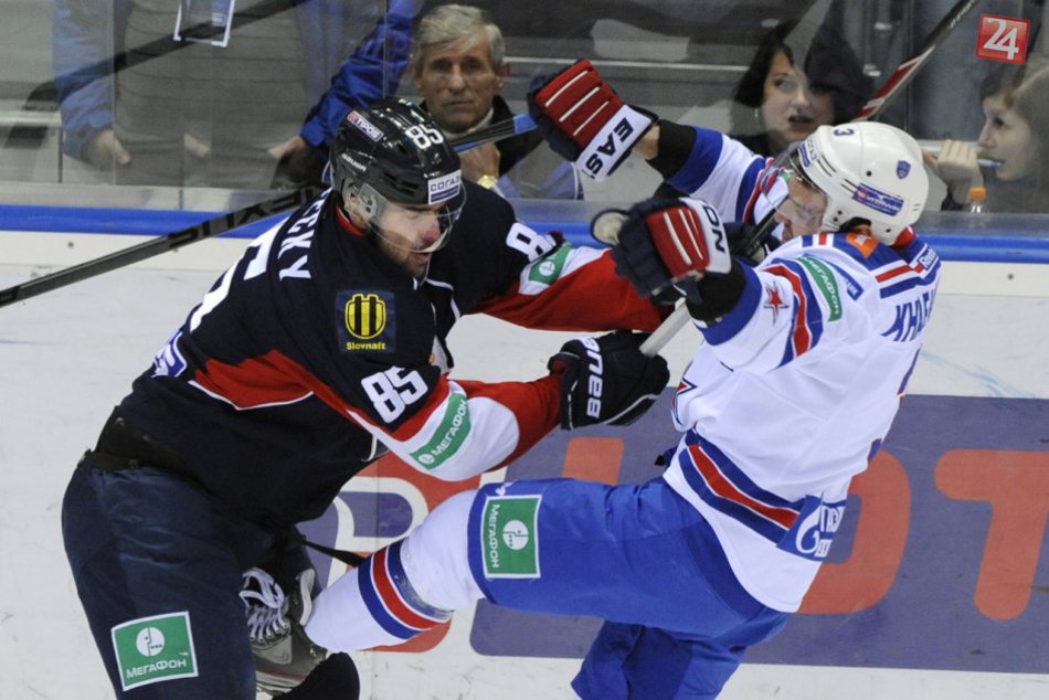 KHL: Slovan Bratislava - SKA Petrohrad 1:6