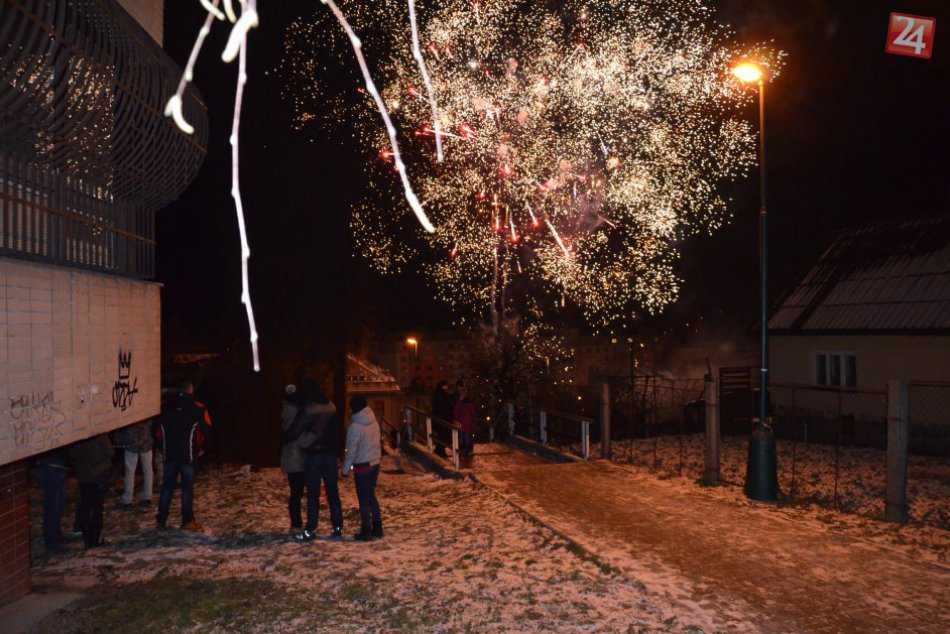 Silvestrovský ohňostroj 2015