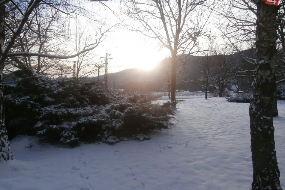 Zasnežený Zvolen našim objektívom