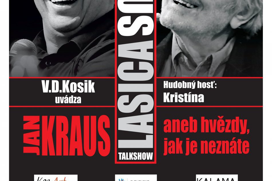 V Nitre uvidíme veľké mená: Do mesta zavíta Jan Kraus s Milanom Lasicom
