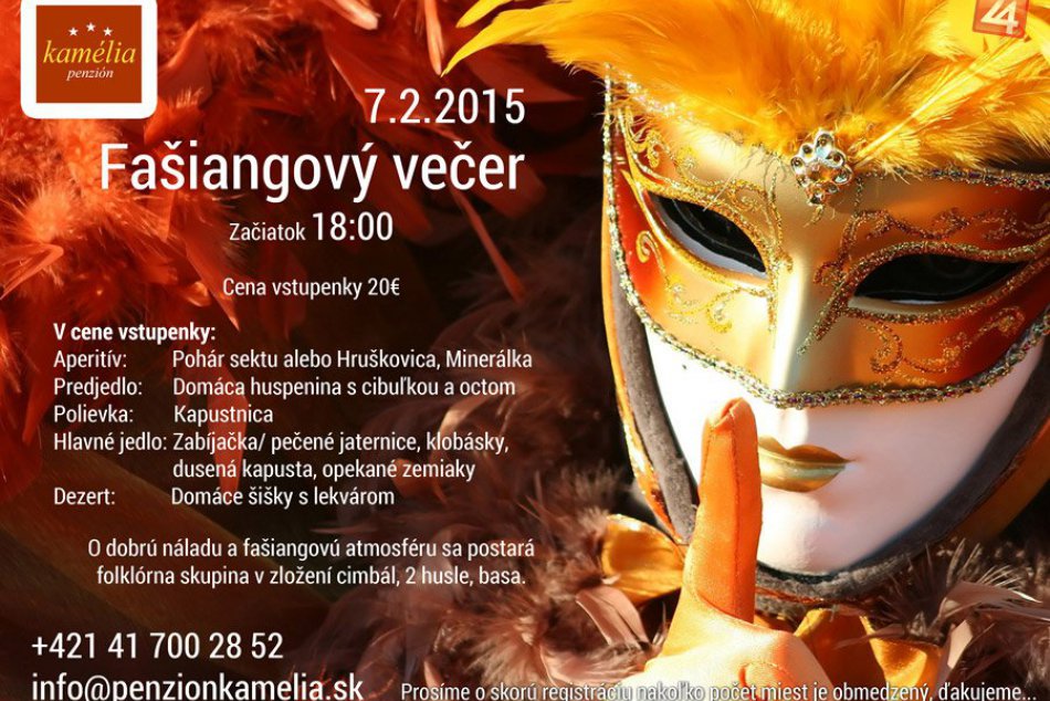 fašiangy v kamélii