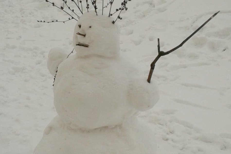 Snehuliaci v uliciach Nitry