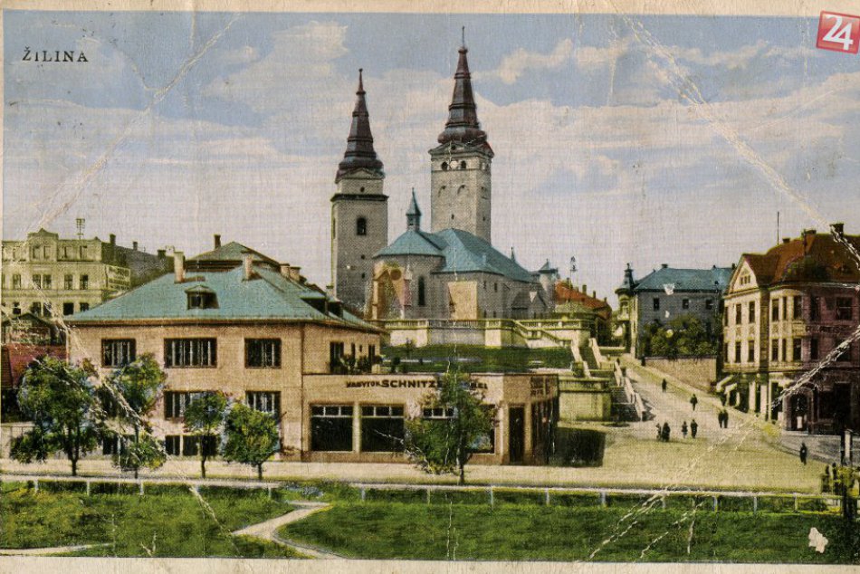 Krásne historické fotky známych miest v Žiline