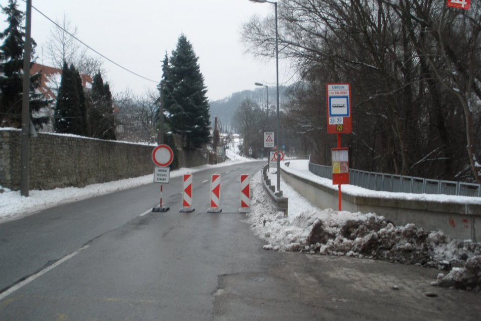 Uzavretá Devínska cesta