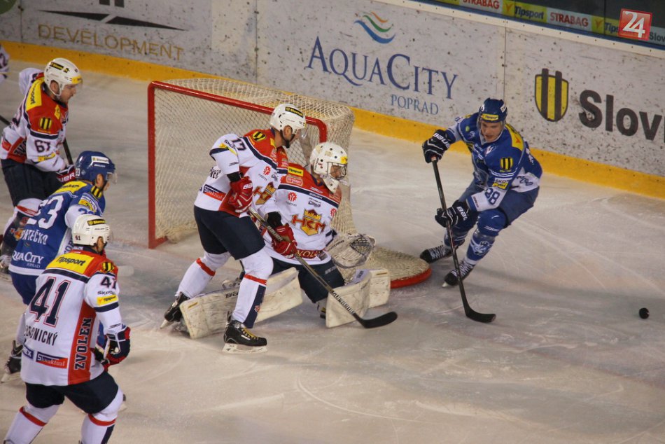 Hokej Poprad-Zvolen 11.2.2015