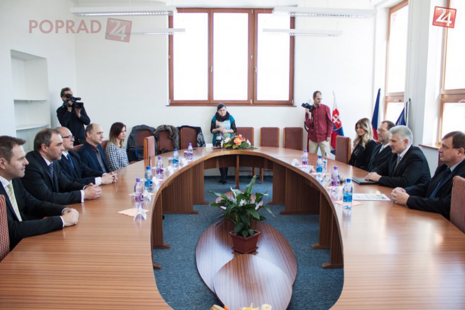 Stretnutie primátorov miest Svit a Poprad