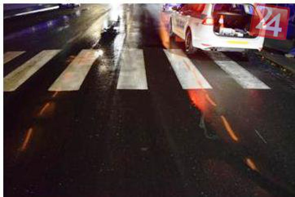 Dopravná nehoda na Ul. SNP v Liptovskom Hrádku