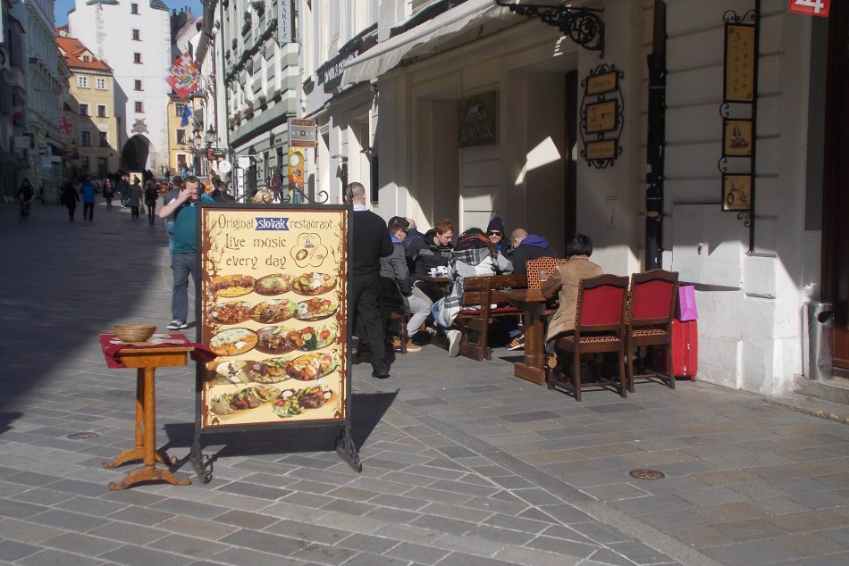 Terasy v centre Bratislavy